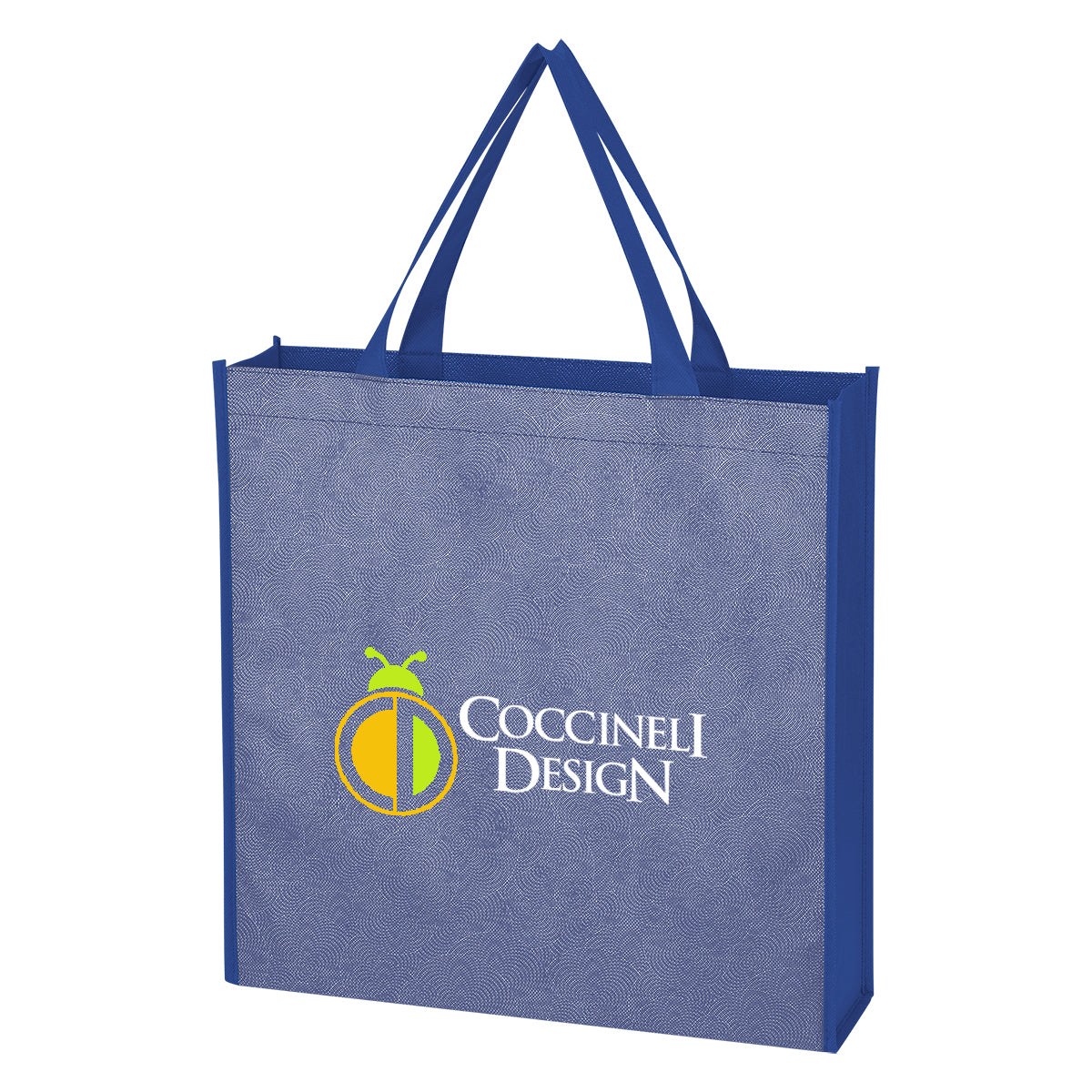 Silver Swirls Non-woven Tote Bag