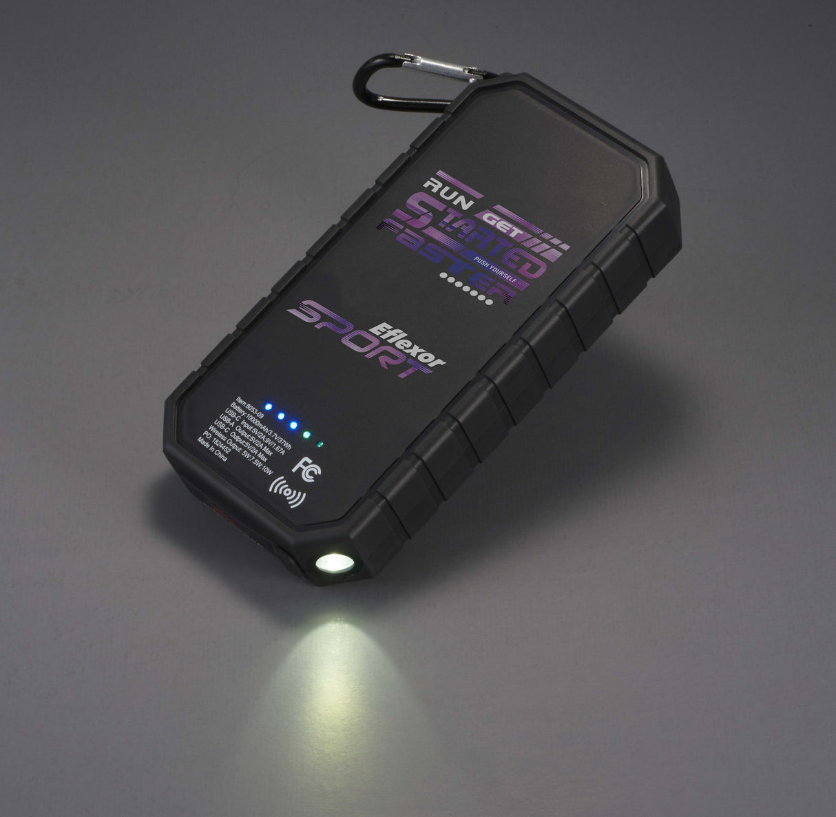 High Sierra IPX 5 Solar Fast Wireless Power Bank