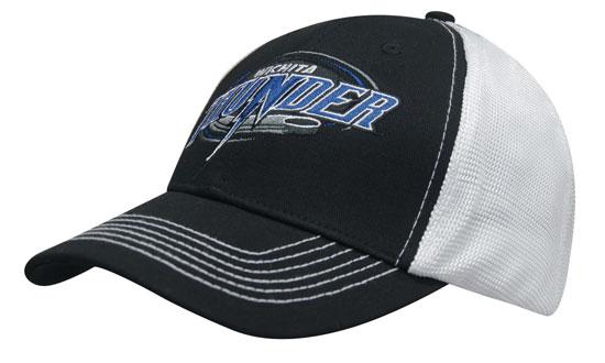 Chino Twill Cap w/Hi-Tech Mesh Back