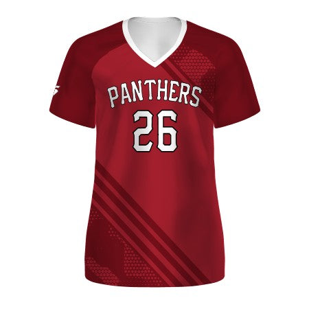 High Five Girls' Freestyle Sublimated Short Sleeve Volleyball Jersey