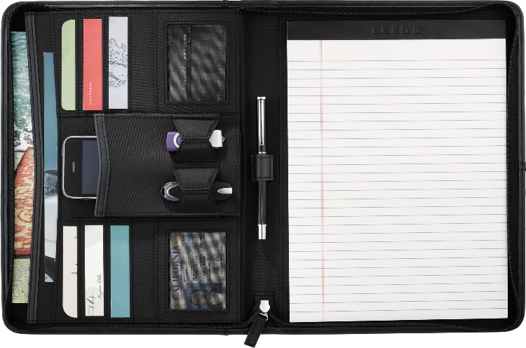 Pedova Zippered UltraHyde Padfolio FSC Mix Paper