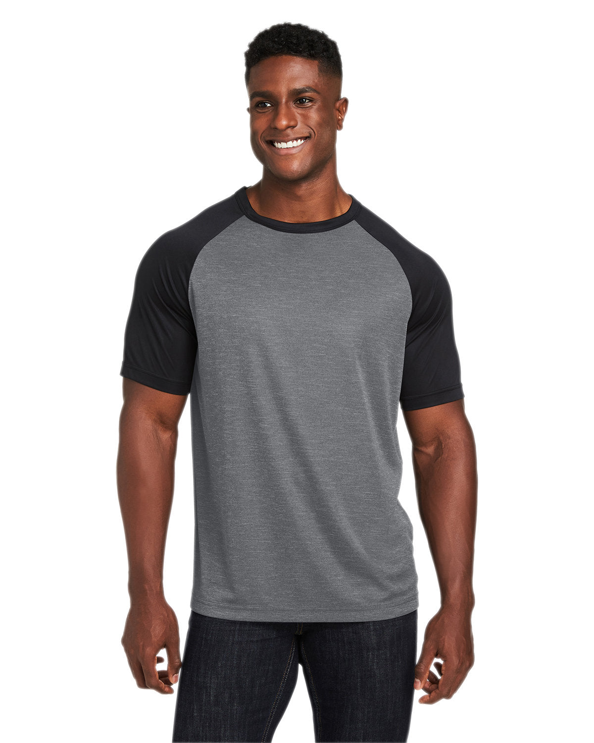 Team 365 Unisex Zone Colorblock Raglan T-Shirt