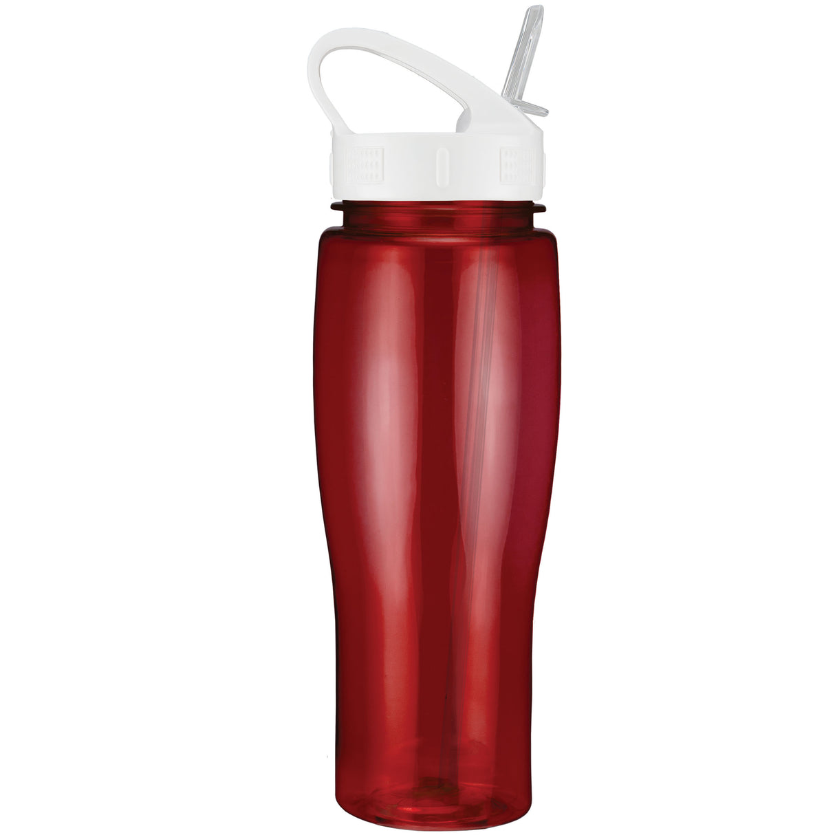 24 Oz. Contour Translucent Bottle w/ Sport Sip Lid and Straw