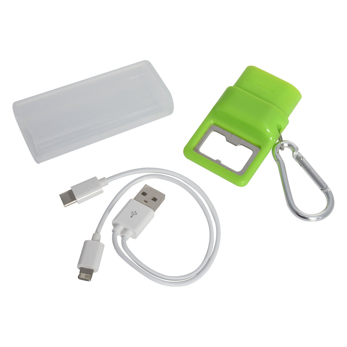 3-in-1 Ensemble Charging Cable Set With Bottle Opener