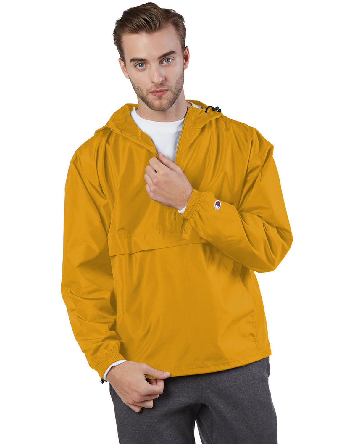 Champion Adult Packable Anorak 1/4 Zip Jacket