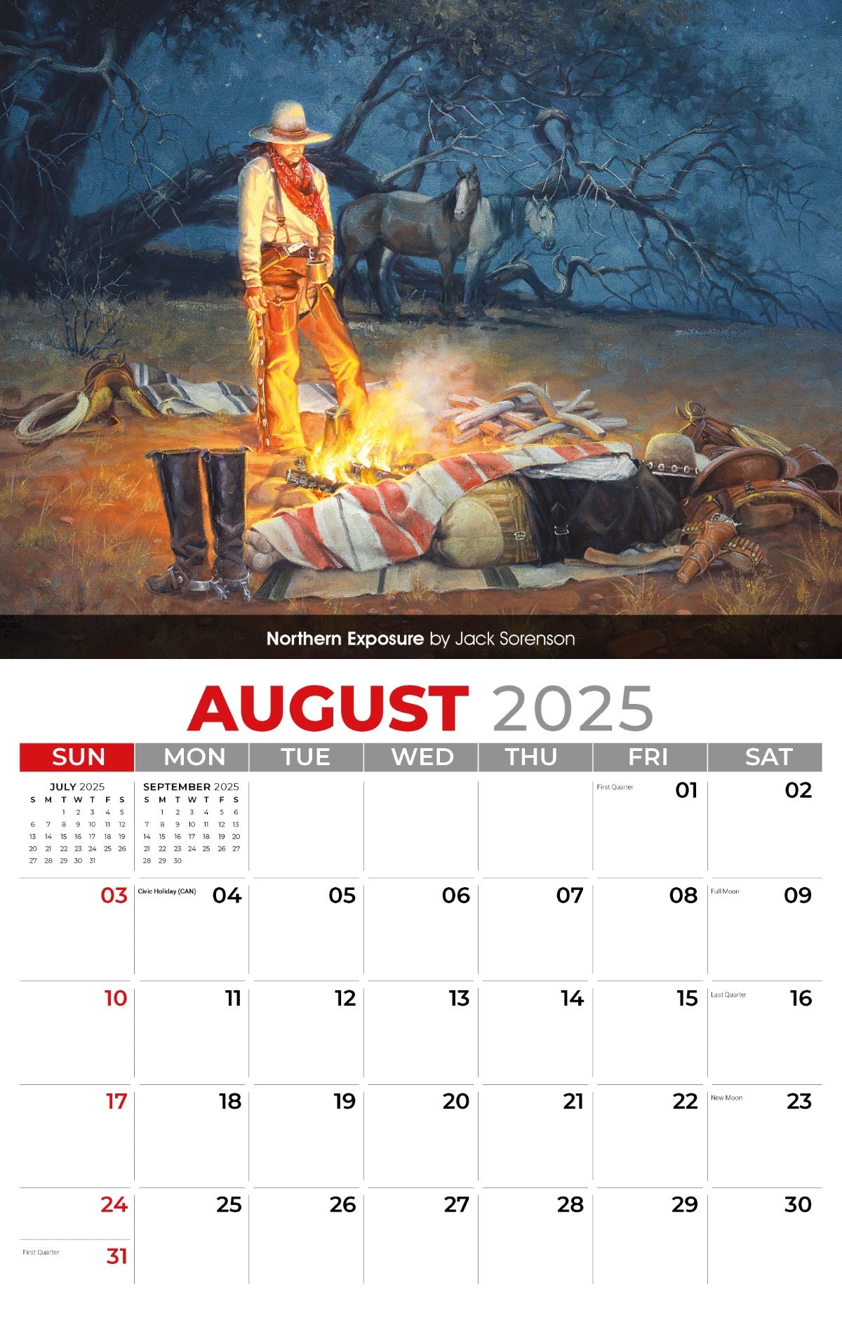 Galleria Wall Calendar 2025 Spirit of the West