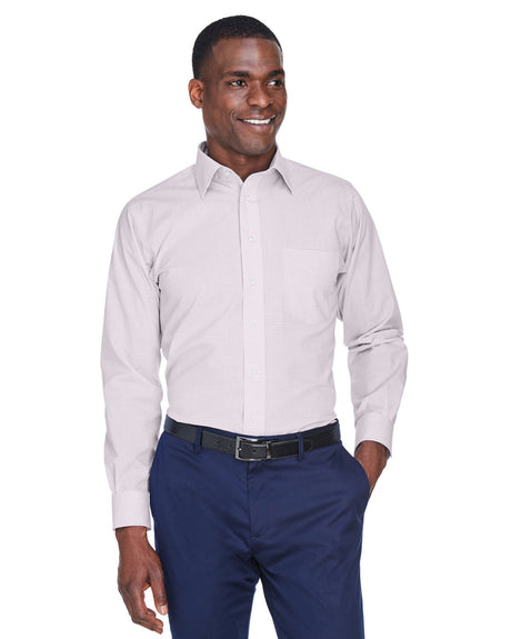 DEVON AND JONES Men's Crown Collection® Micro Tattersall Woven Shirt