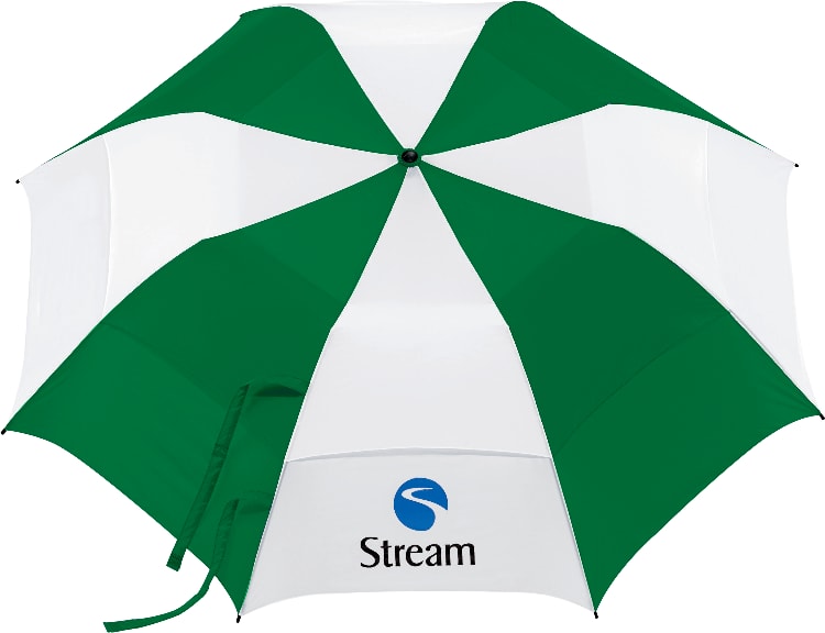 58" Vented Auto Open Folding Golf Umbrella