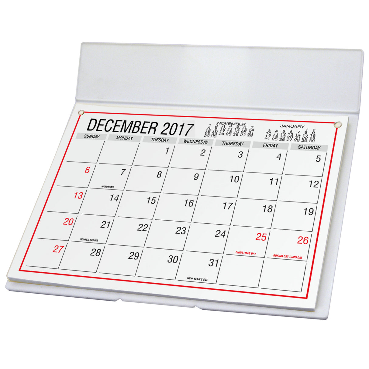 Desk Calendar w/ Mailing Envelope