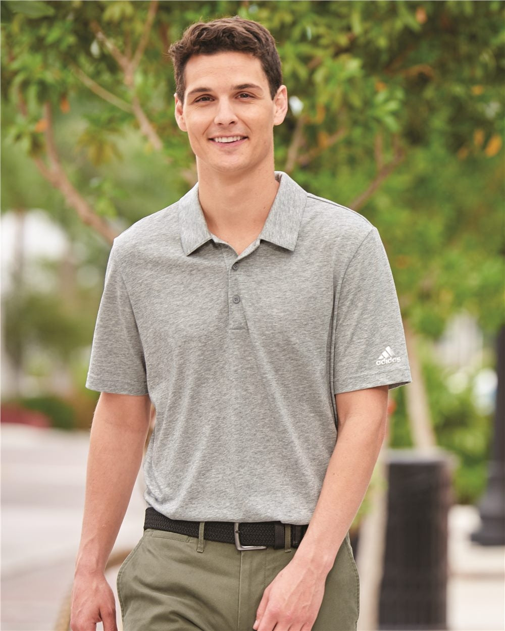 Adidas Cotton Blend Polo Shirt