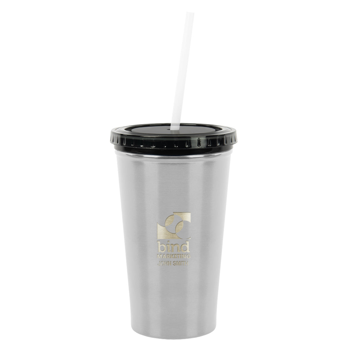 16 Oz. Stainless Steel Double Wall Tumbler
