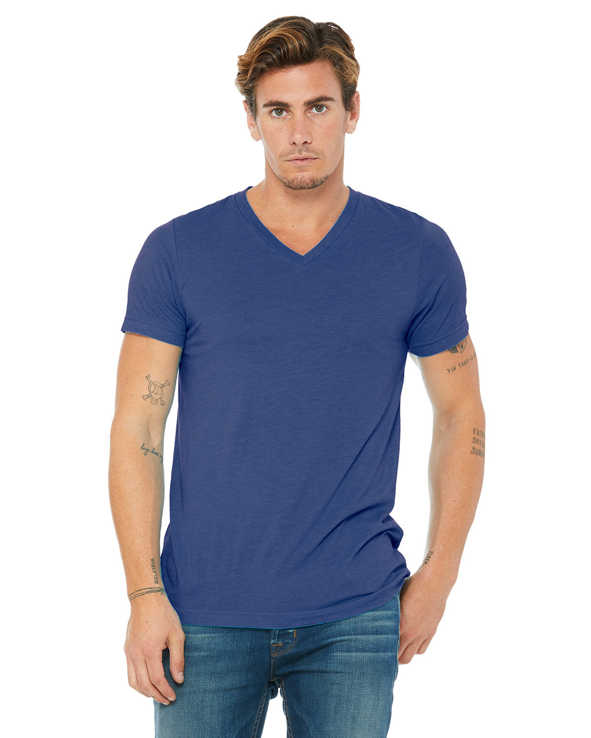 BELLA+CANVAS Unisex Triblend V-Neck T-Shirt