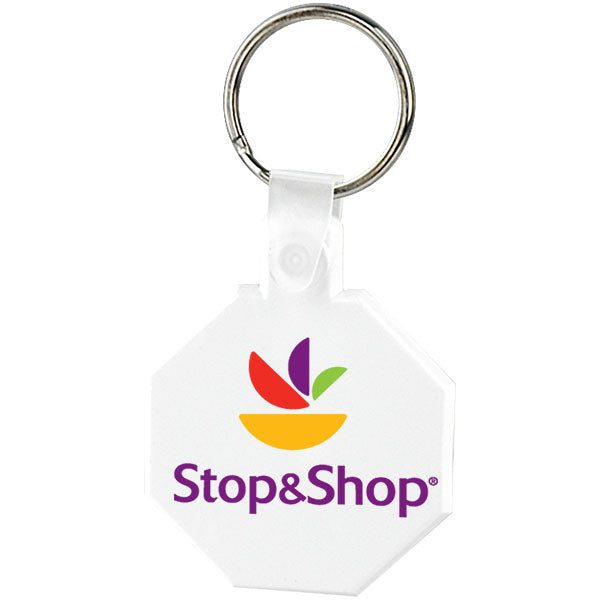 Soft Squeezable Key Tag (Stop Sign)