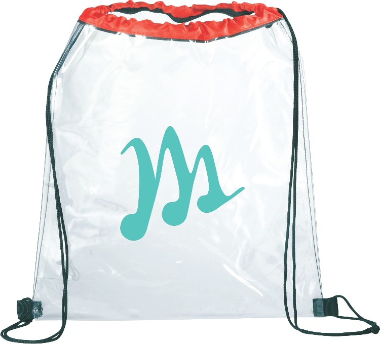 Rally Clear Drawstring Bag