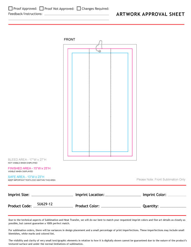 48 Hr Quick Ship - Plush Velour Terry Cotton blend Golf Towel, Finish size 6x25, Trifold