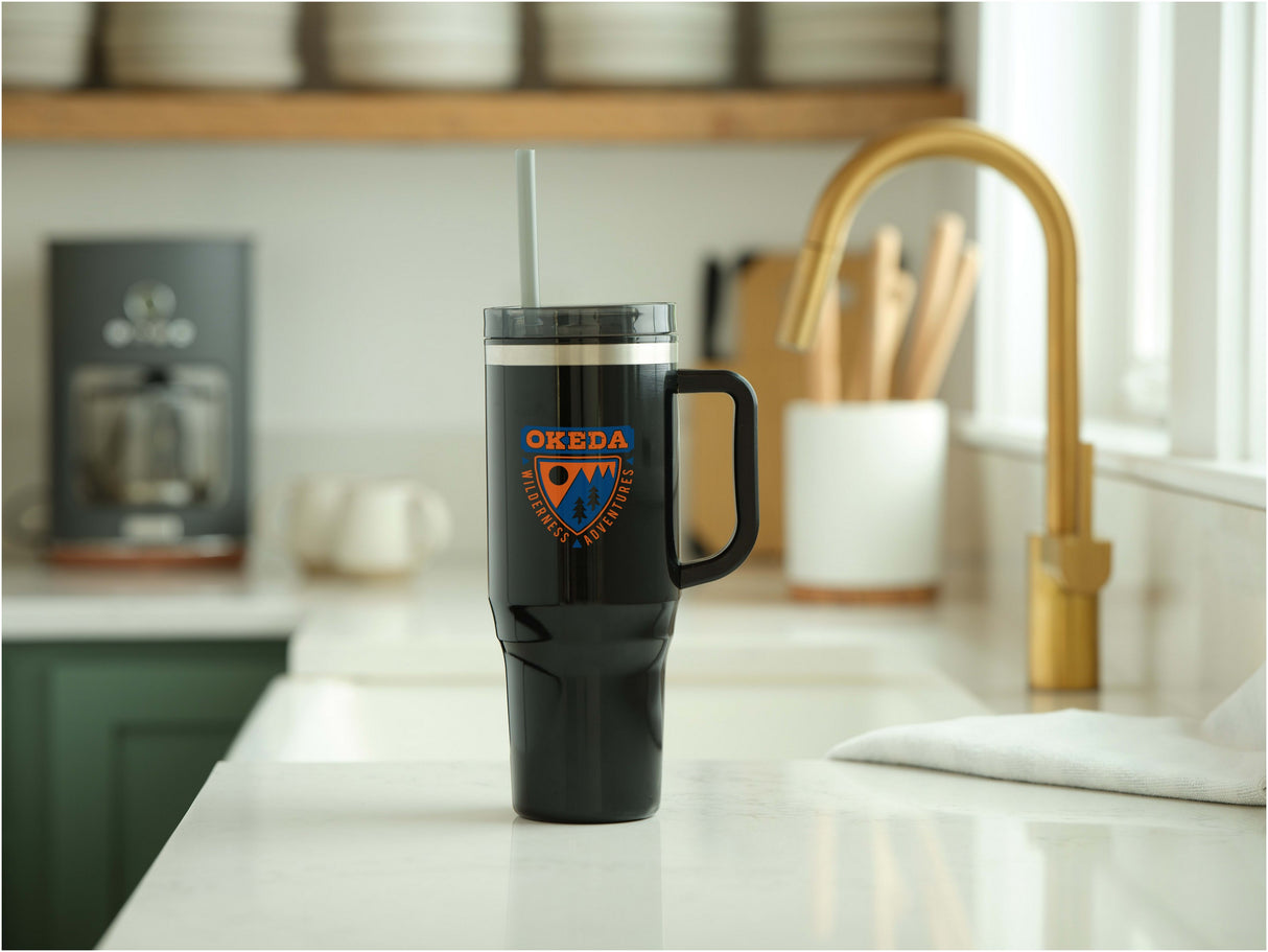 Thor 40oz Eco-Friendly Straw Tumbler
