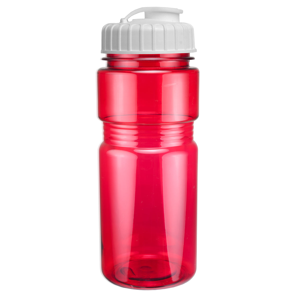 20 Oz. Translucent Recreation Bottle w/ Flip Top Lid