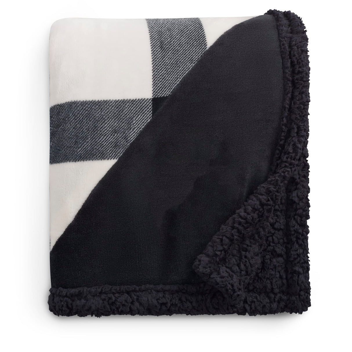 Field & Co.® Buffalo Plaid Sherpa Blanket