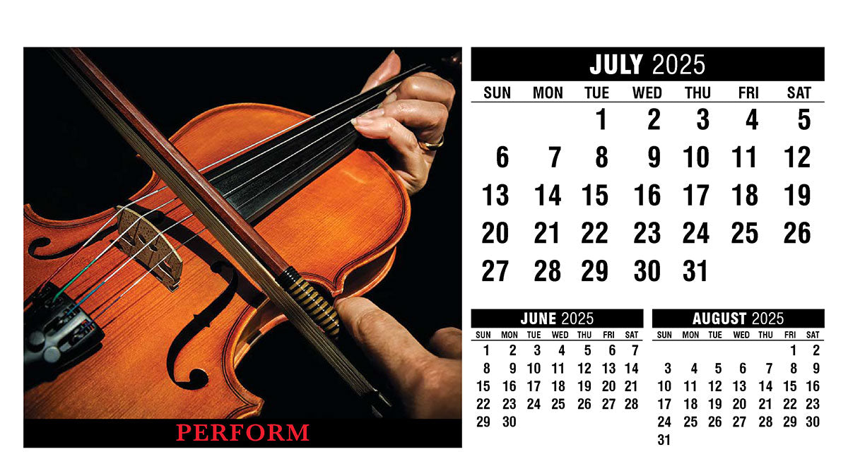 Motivation Desk Tent Calendar