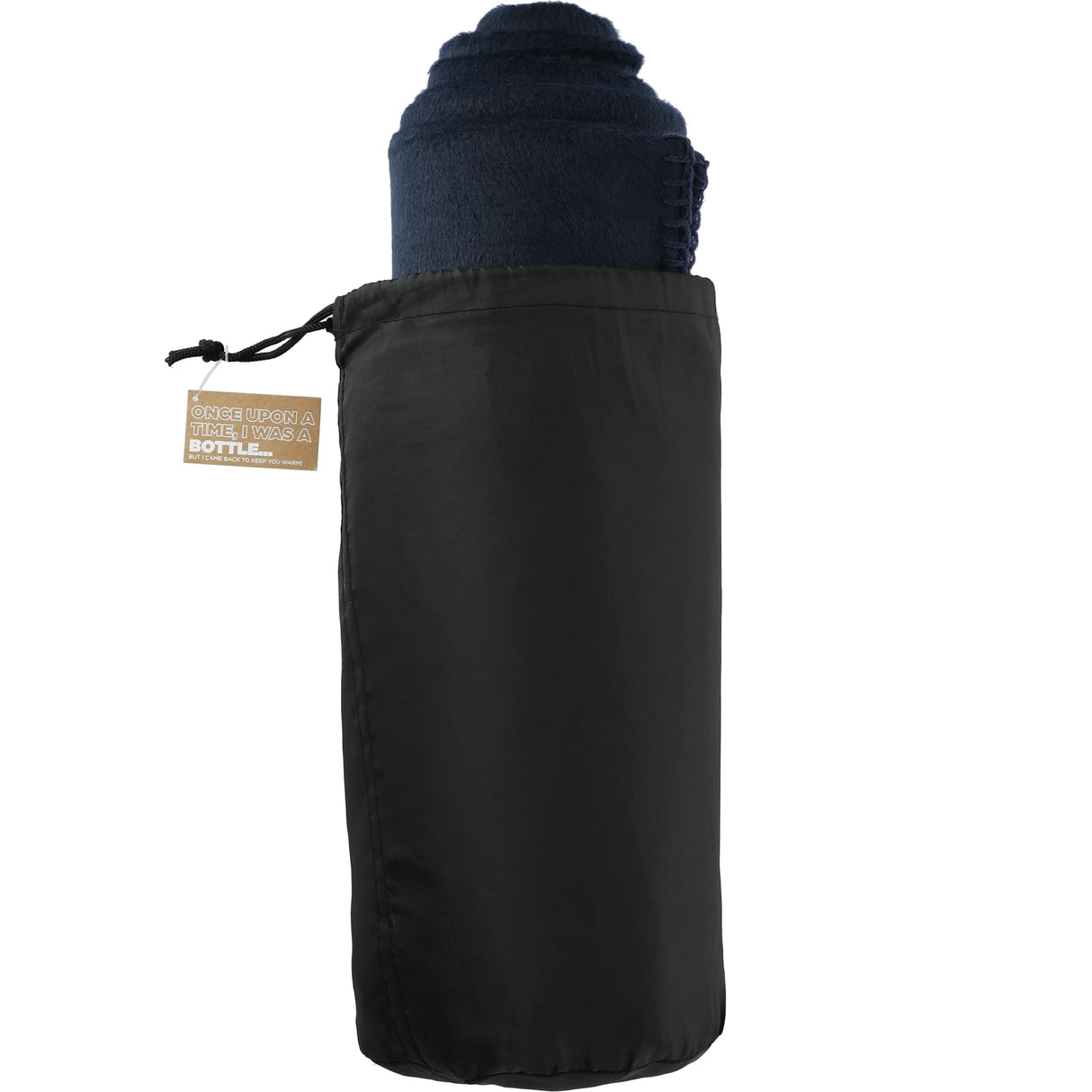 100% Recycled PET Fleece Blanket with RPET Pouch