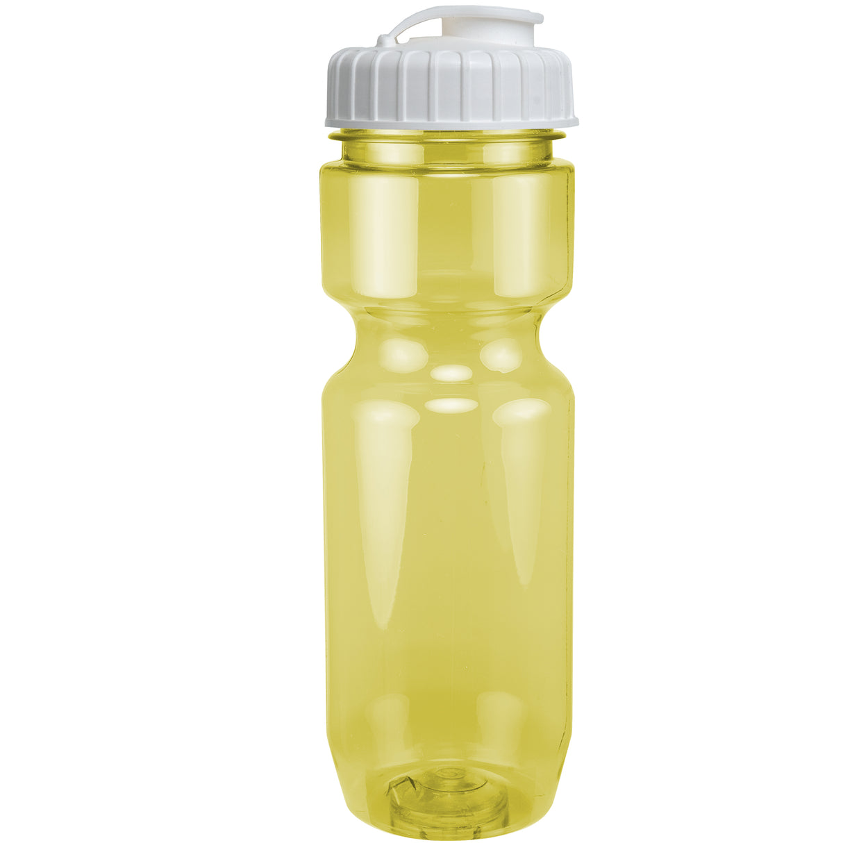 22 Oz. Translucent Bike Bottle w/ Flip Top Lid