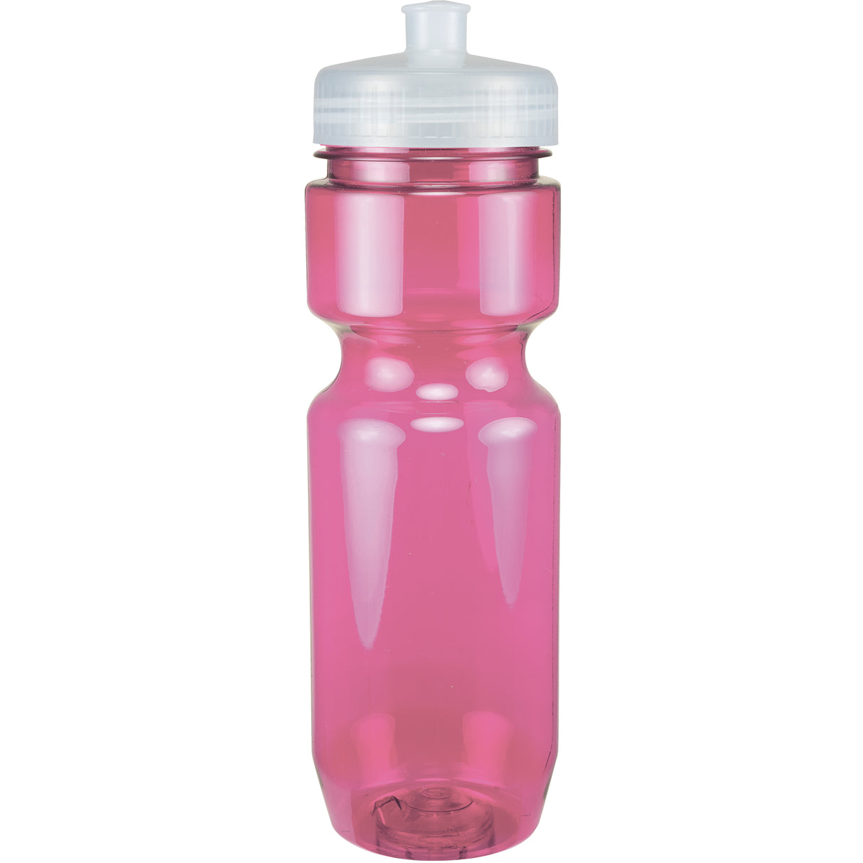 22 Oz. Translucent Bike Bottle w/ Push Pull Lid