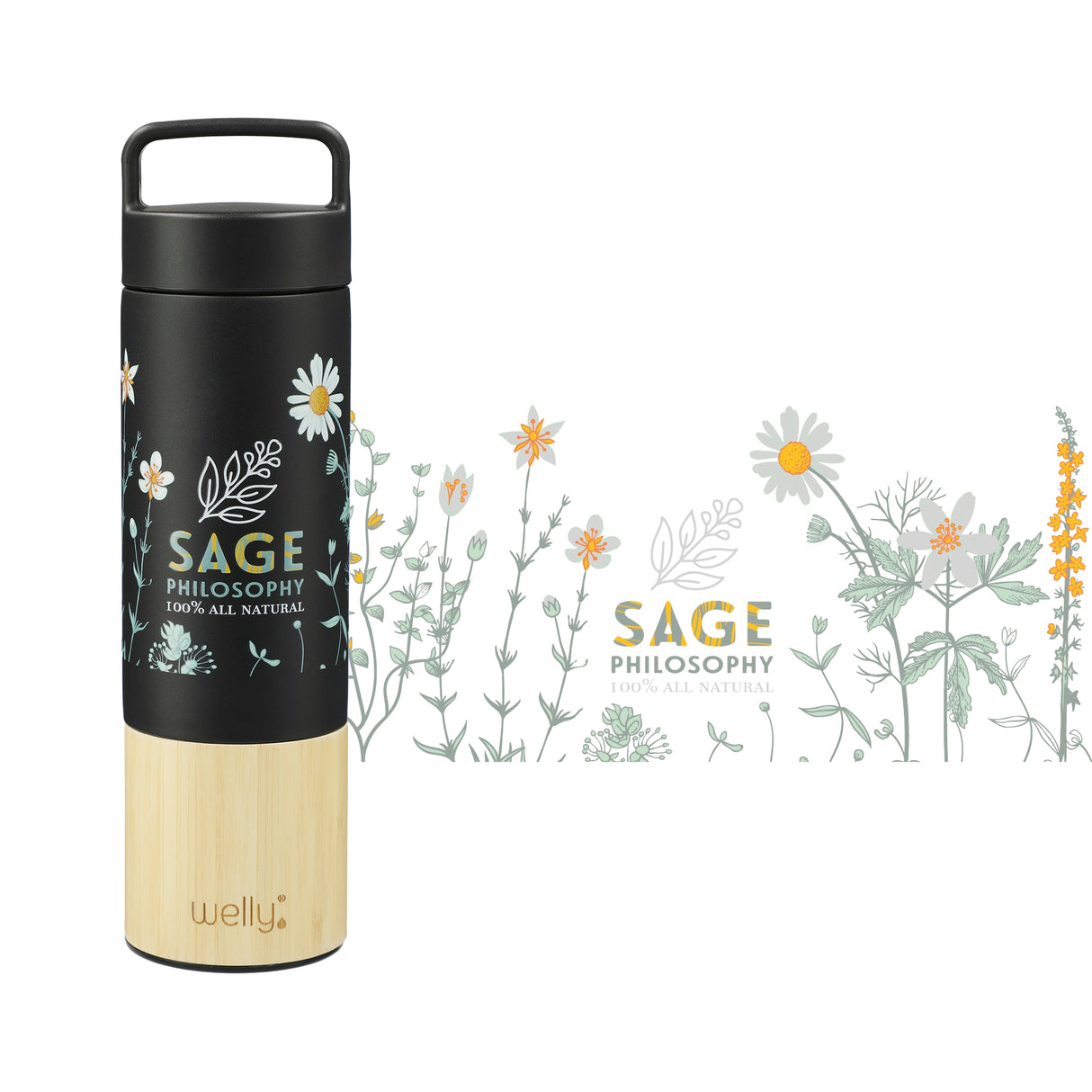 Welly® Traveler Copper Vacuum Bottle 18oz