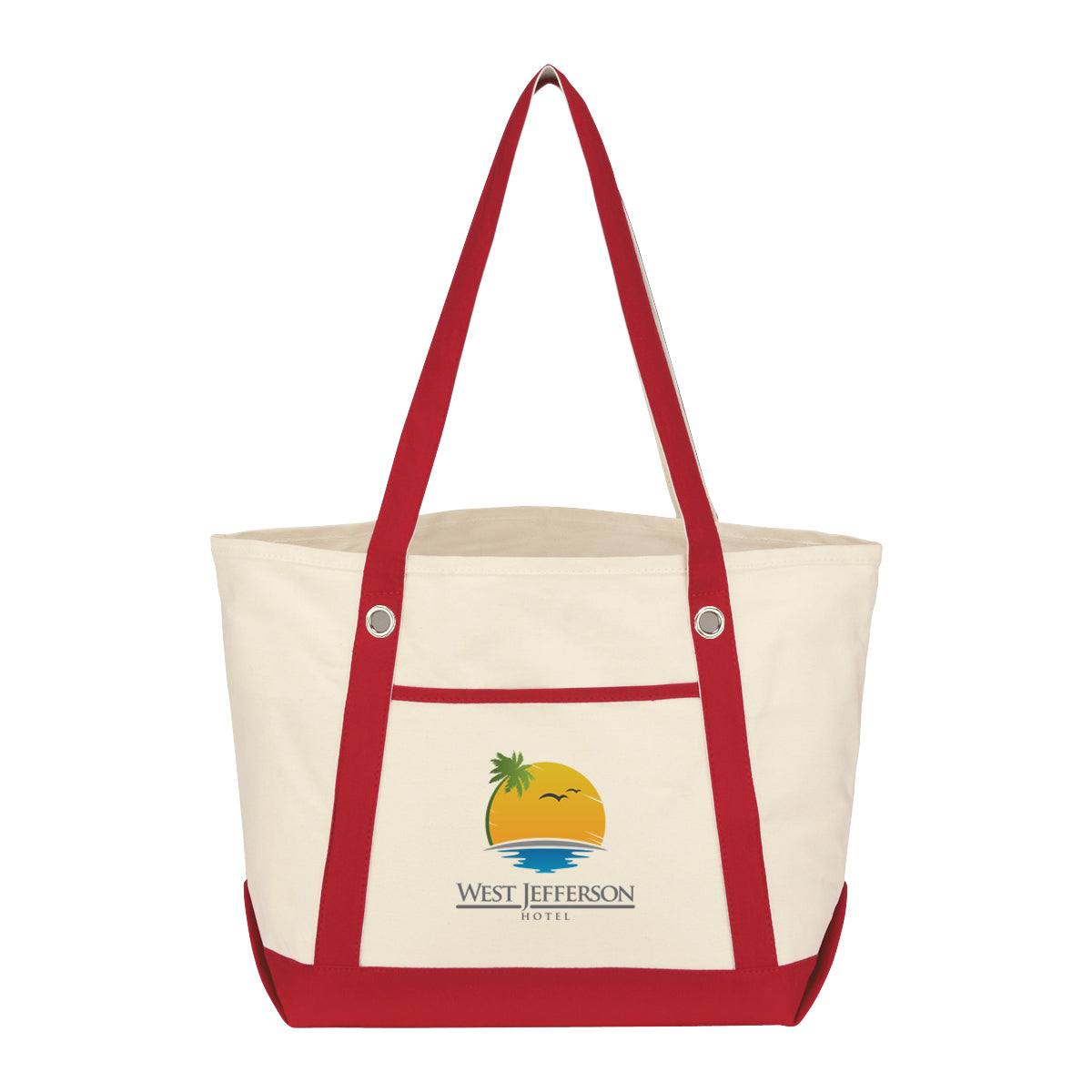 Medium Cotton Canvas Sailing Tote Bag