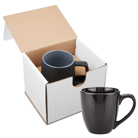 15 Oz. Bistro Style Ceramic Mug Gift Set