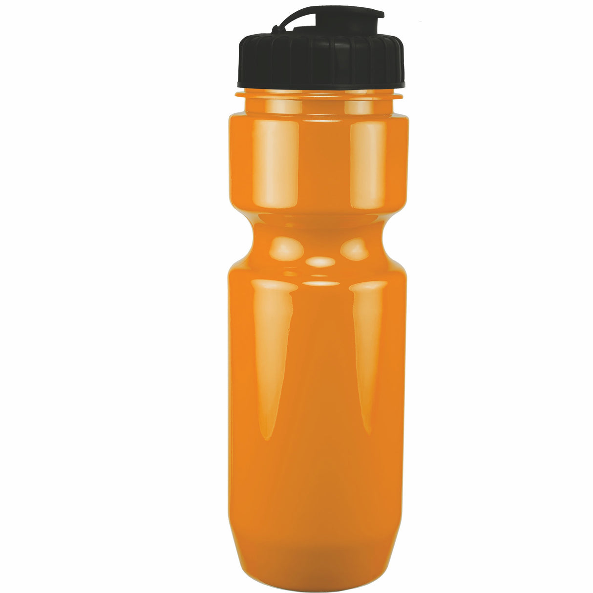 22 Oz. Bike Bottle w/ Flip Top Lid - Solid Colors