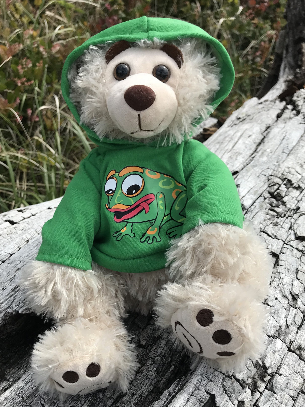 Mokey Spirit Bear by Bill Helin w/Hoodie
