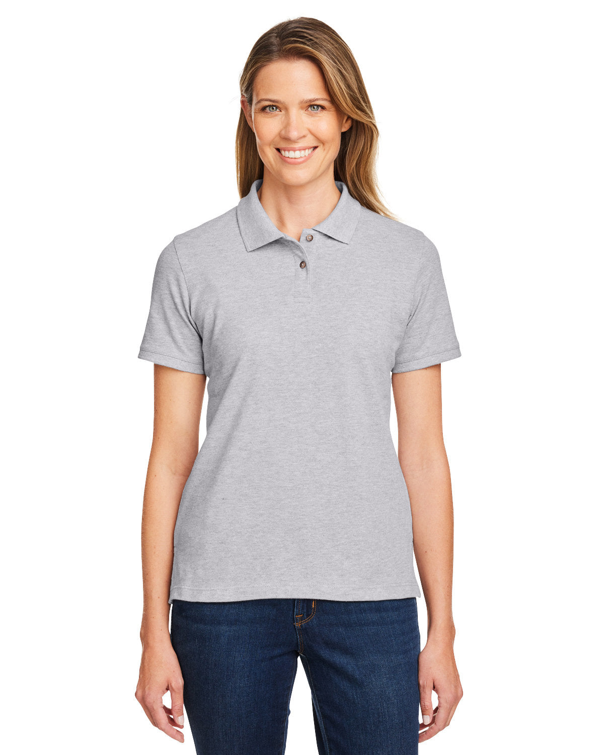 Harriton Ladies' 6 oz. Ringspun Cotton Piqué Short-Sleeve Polo