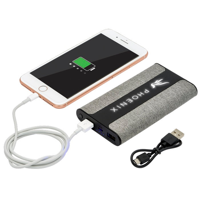 8000 mAh UL Certified Channel Power Bank