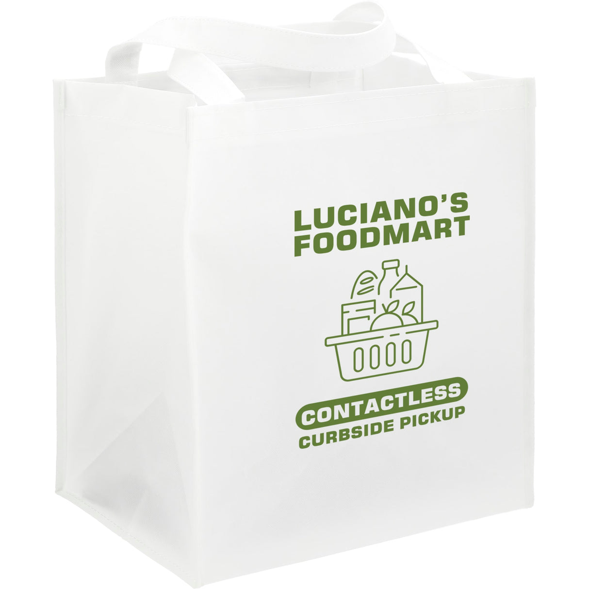 Double Laminated Wipeable Grocery Tote