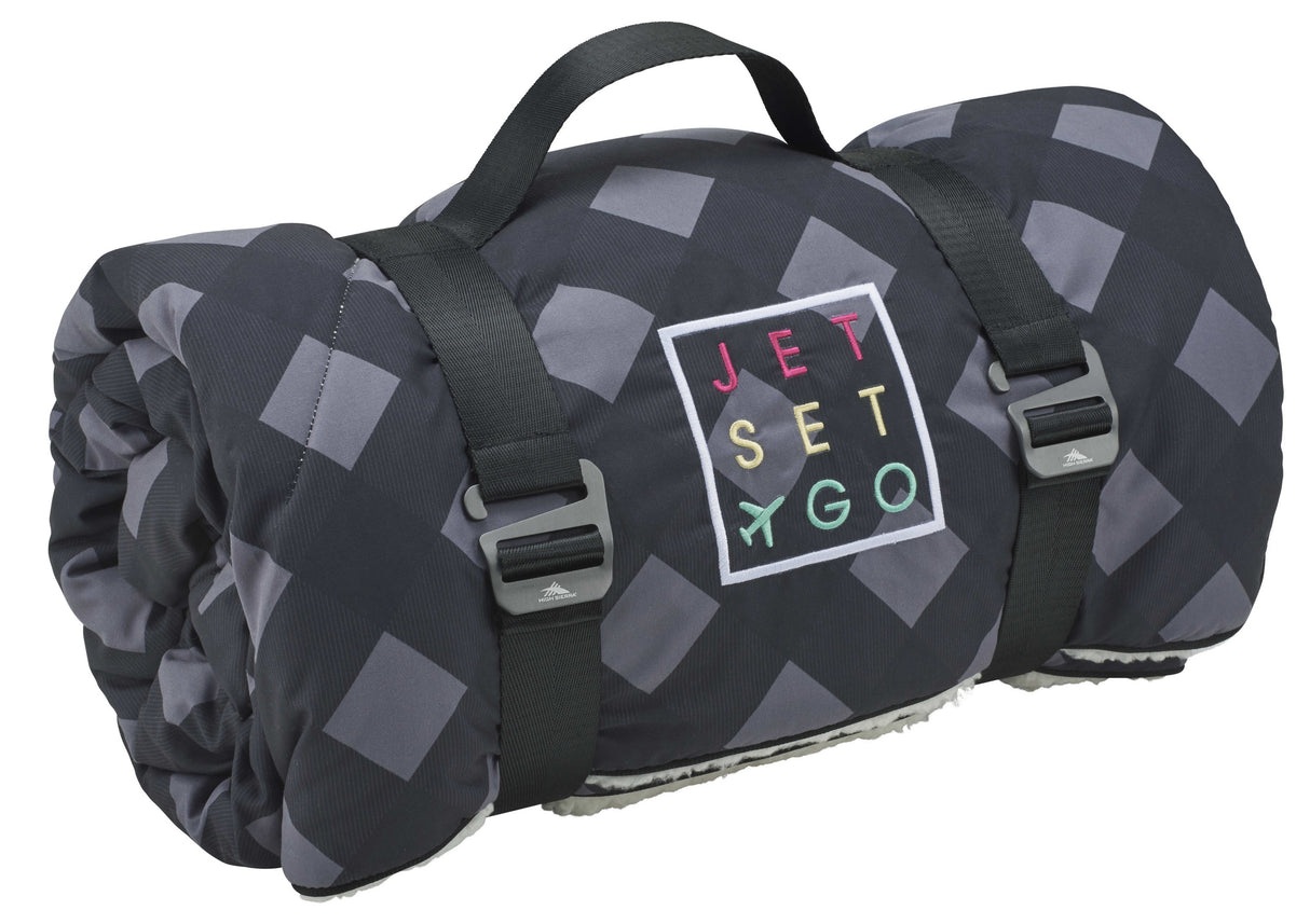 High Sierra Roll-Up Puffy Sherpa Blanket