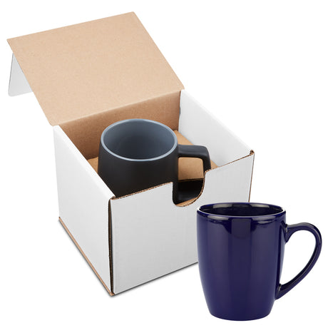 12 Oz. Contemporary Challenger Caf√© Ceramic Mug Gift Set