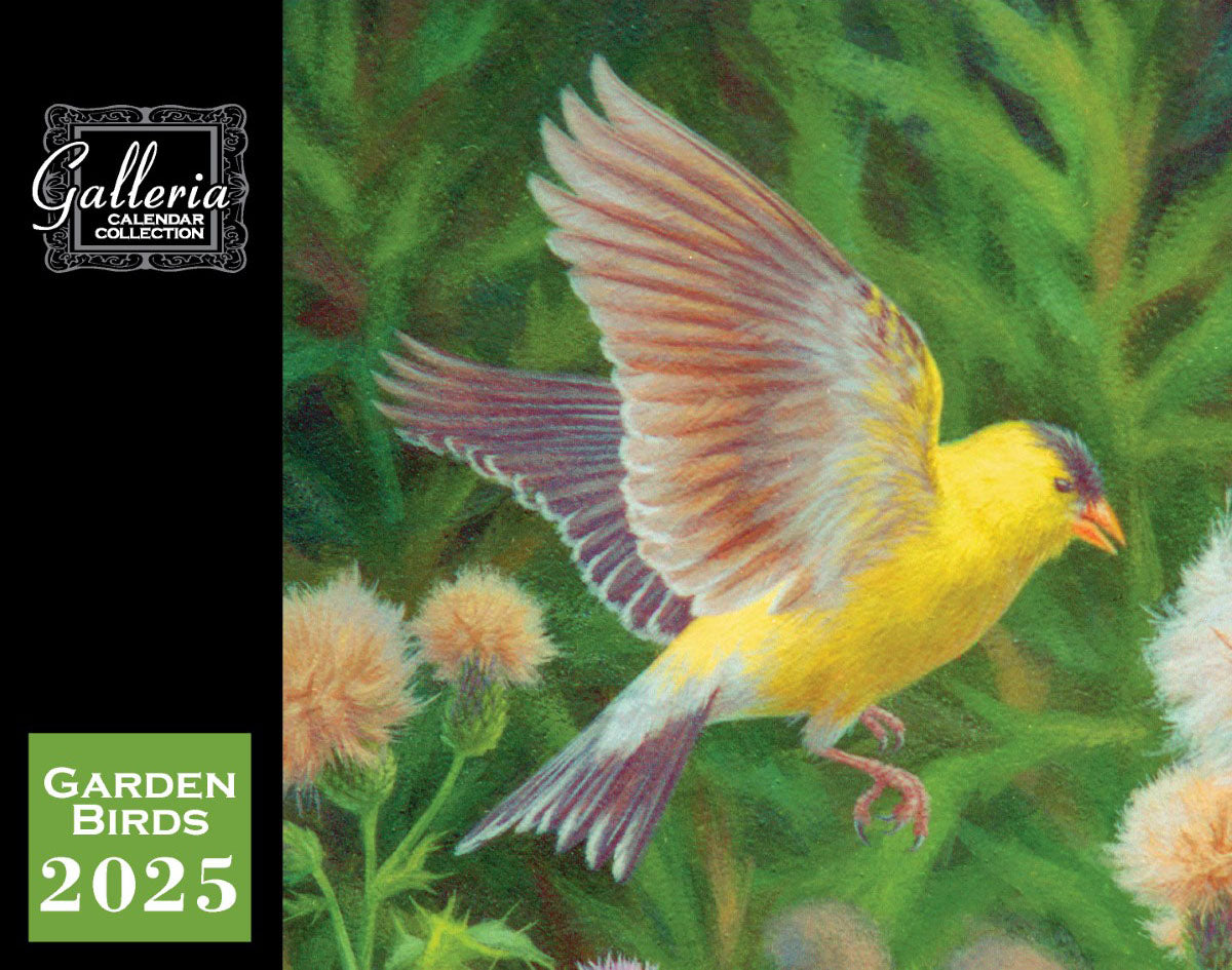Galleria Wall Calendar 2025 Garden Birds