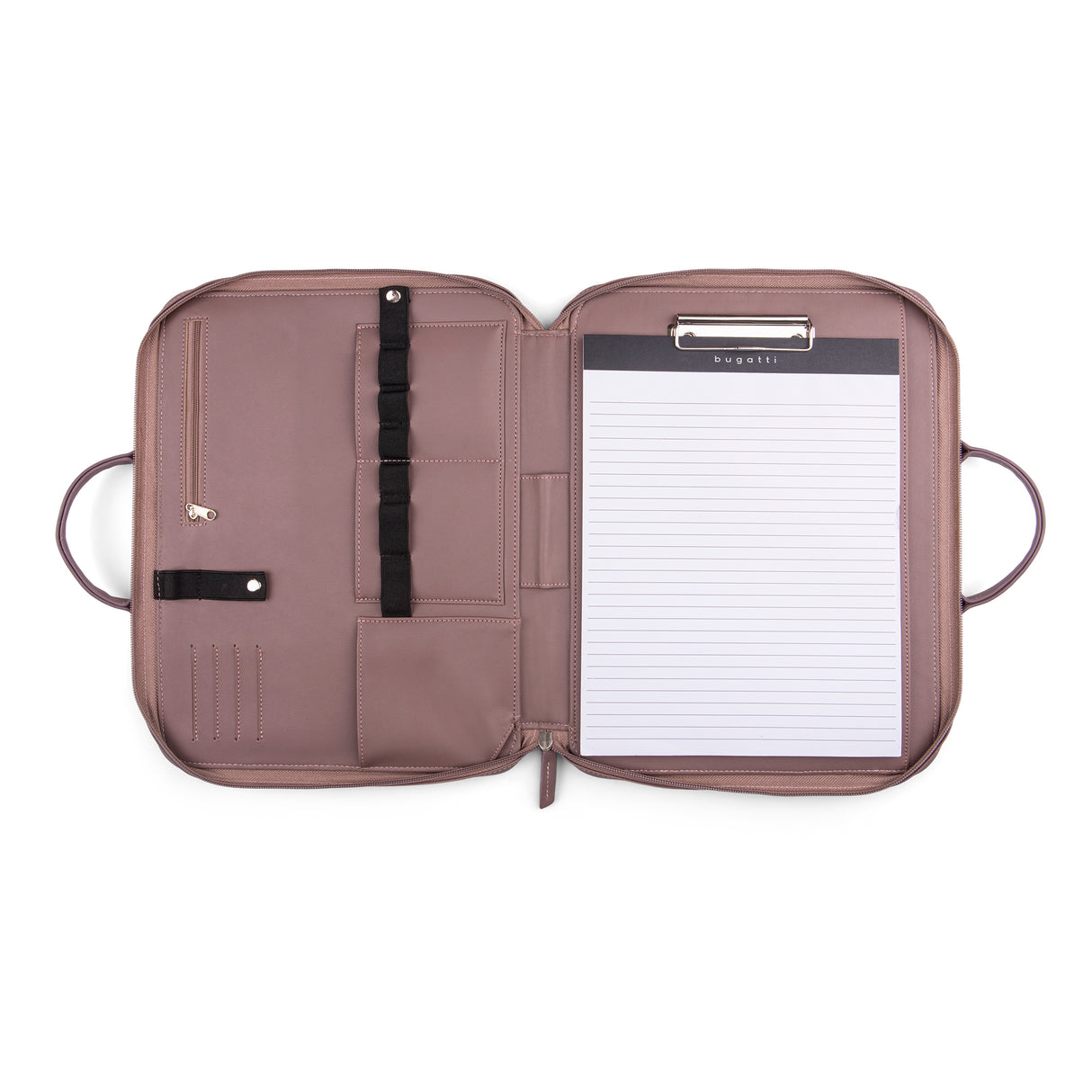 Bugatti-Pure Collection Writing Case with setachable s/strap