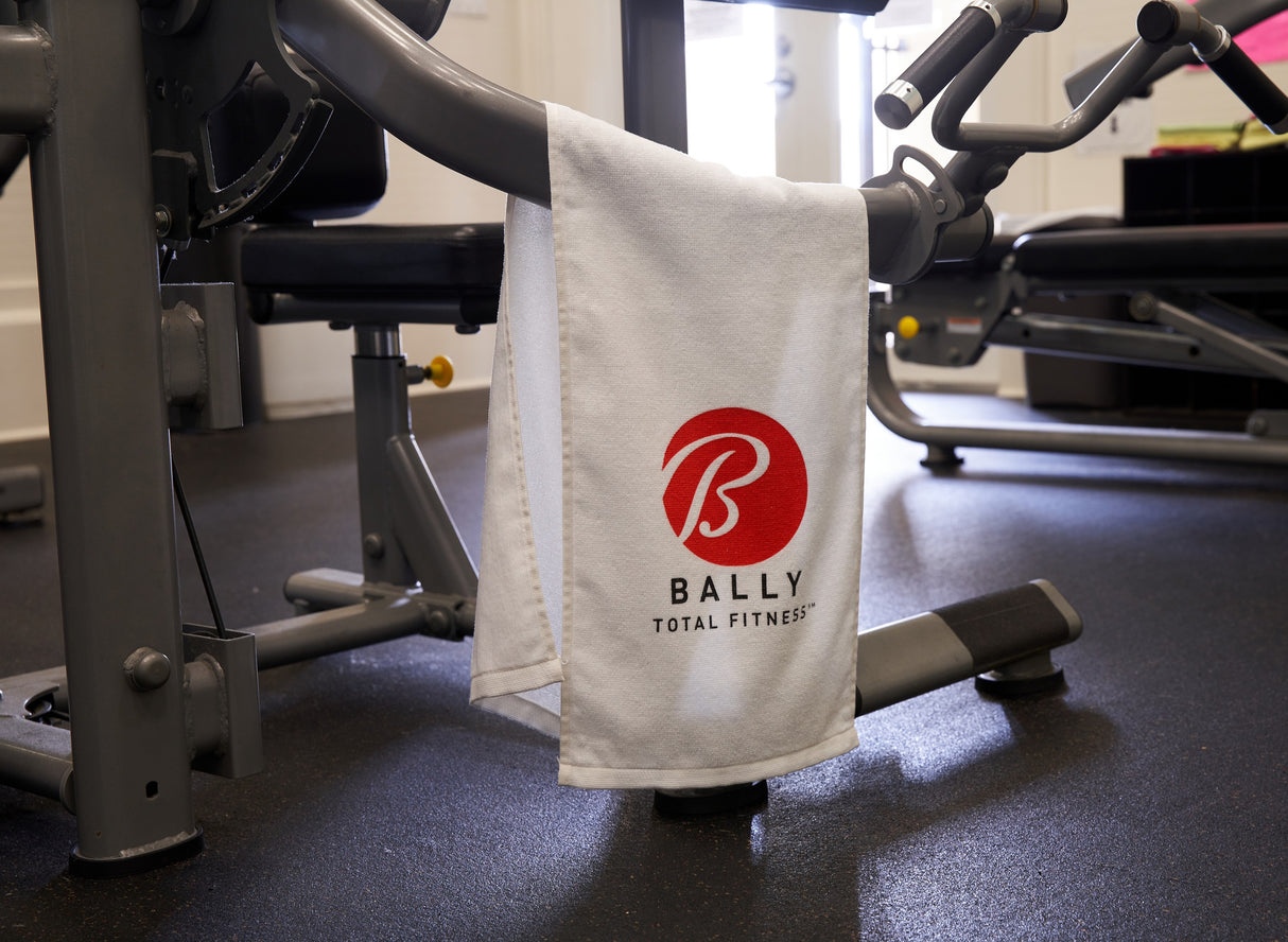 MaxxColor White Fitness Towel ( 12" x 42" )