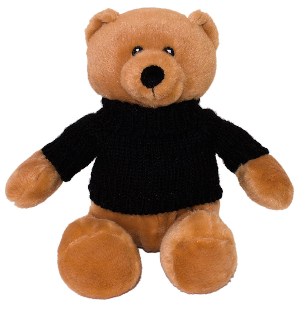 11" Sammy Bear w/Hand Knit Embroidered Sweater