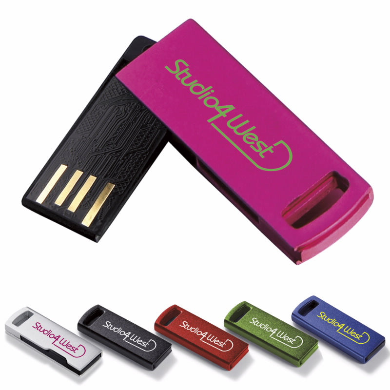 2 GB Aluminum USB 2.0 Flash Drive