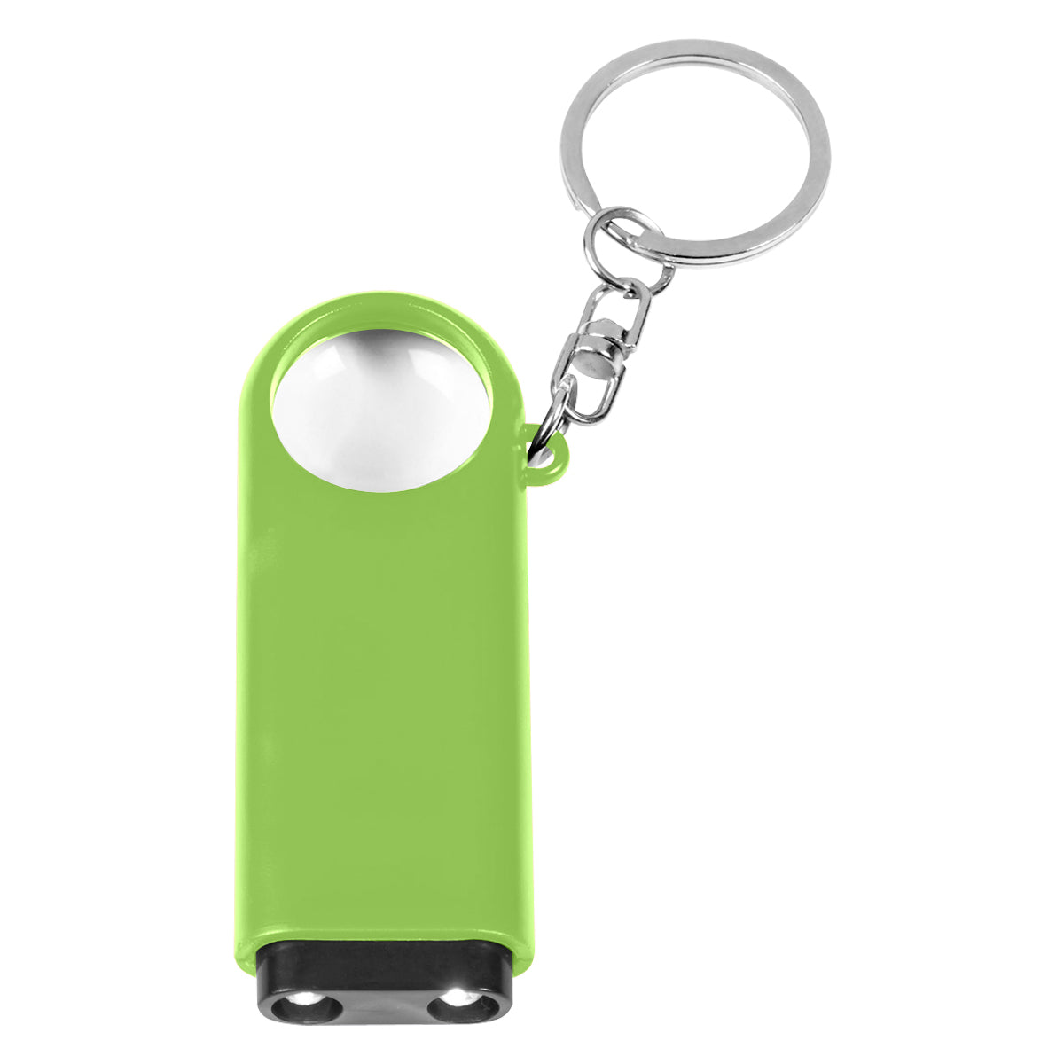 Magnifier And Led Light Key Chain