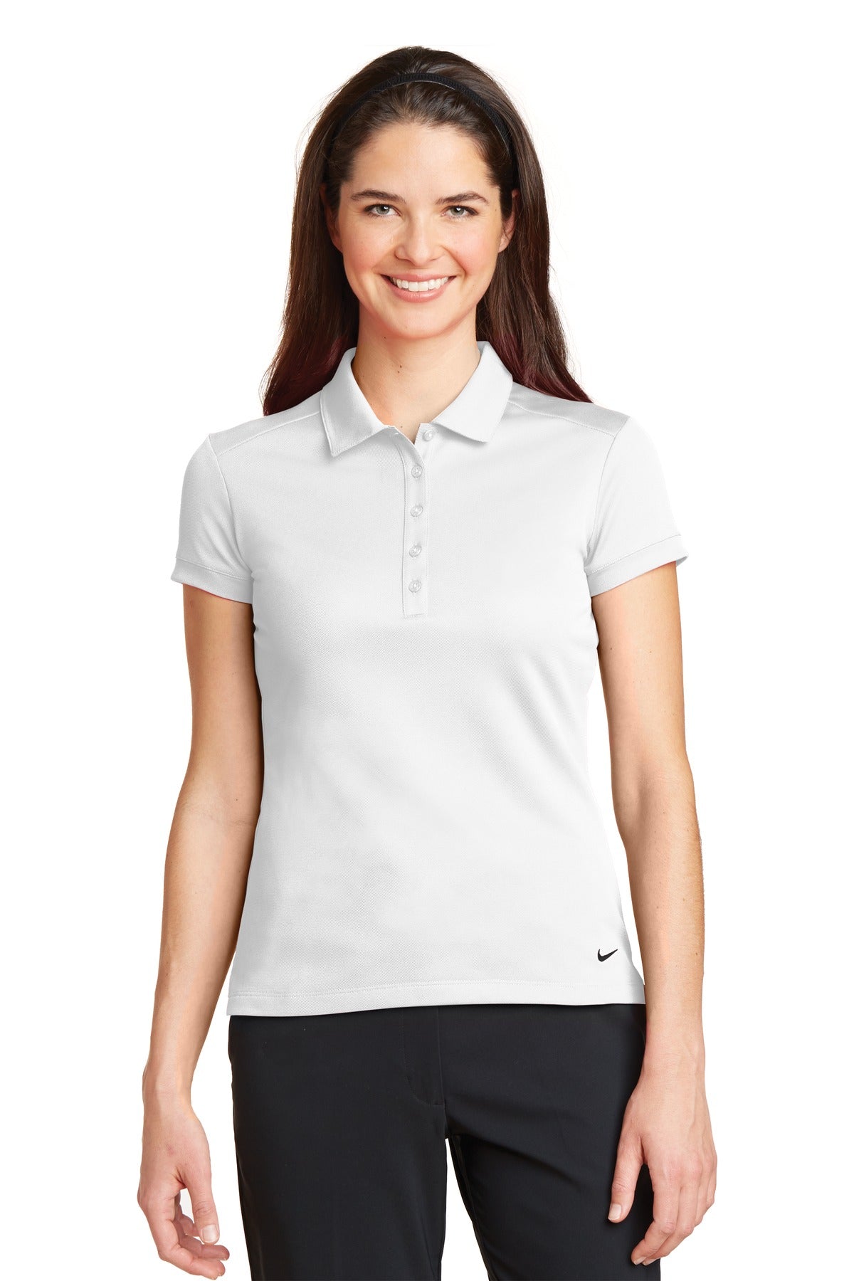 Nike Ladies Golf Dri-FIT Solid Icon Pique Polo Shirt