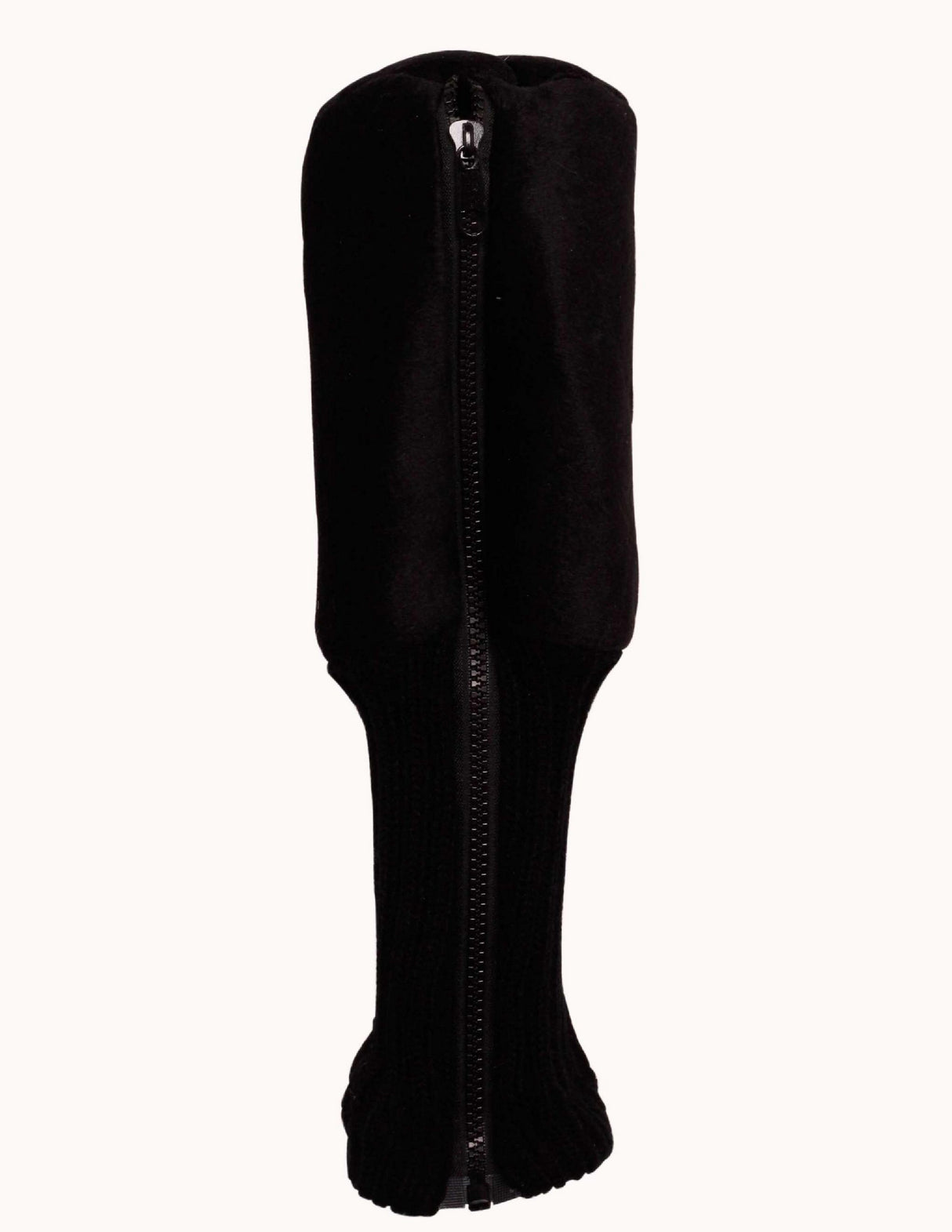 Plush Black Golf Head Cover