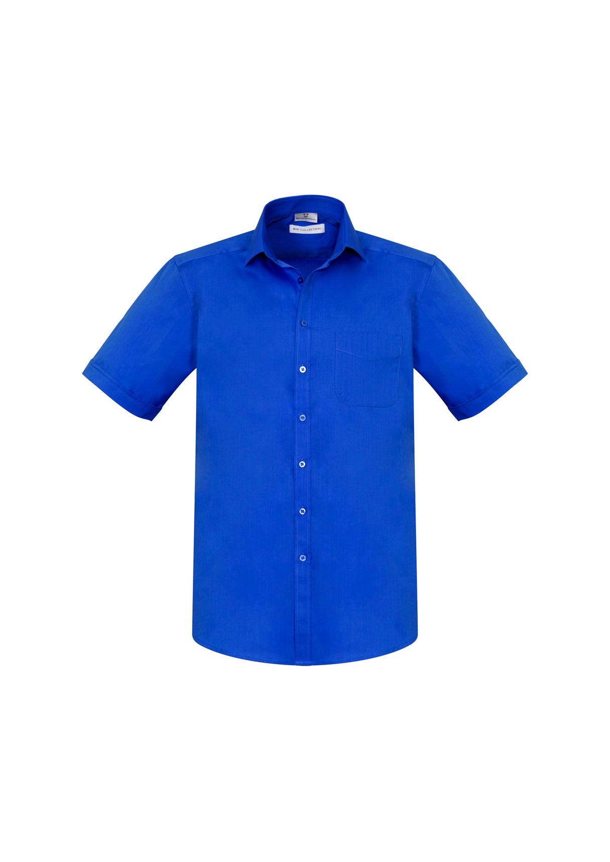 Men's Monaco Short Sleeve French Style Cotton Stretch Shirt