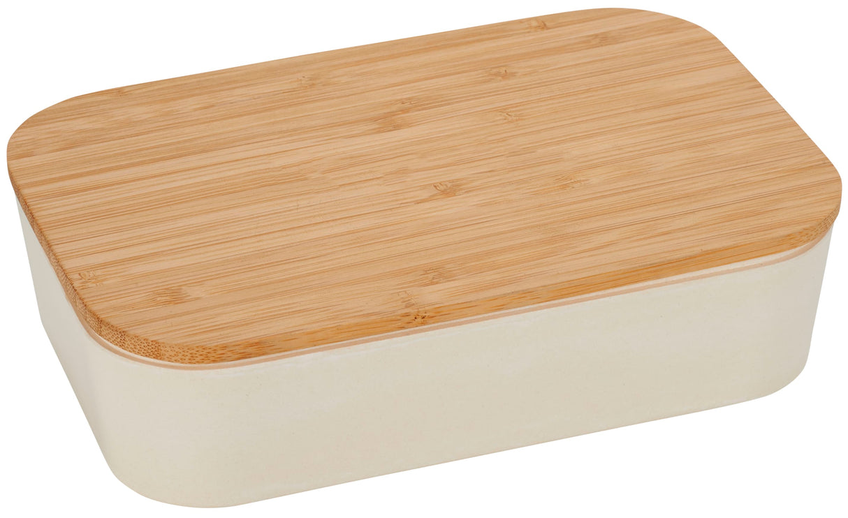 Bamboo Fiber Lunch Box with Cutting Board Lid