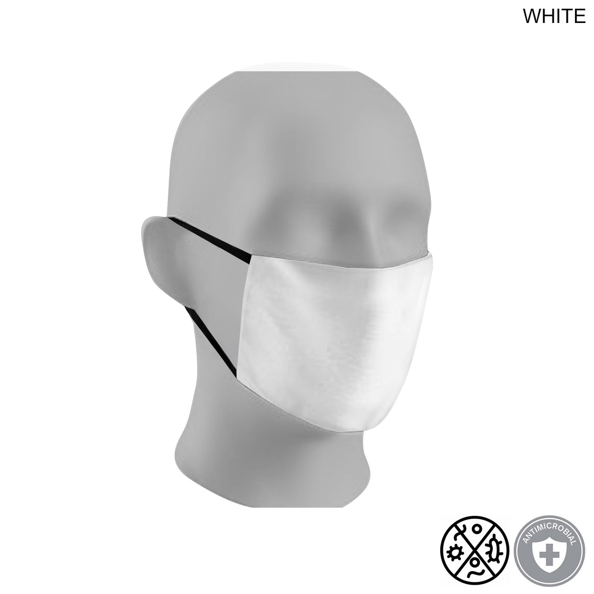Personalized Sublimated 2ply Antimicrobial Cloth Face mask available in EVERY COLOR