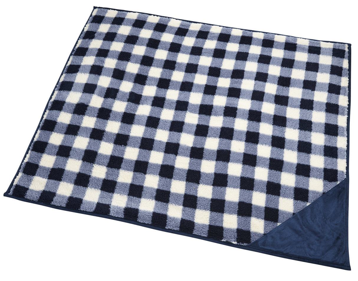Field & Co.® Double Sided Plaid Sherpa Blanket