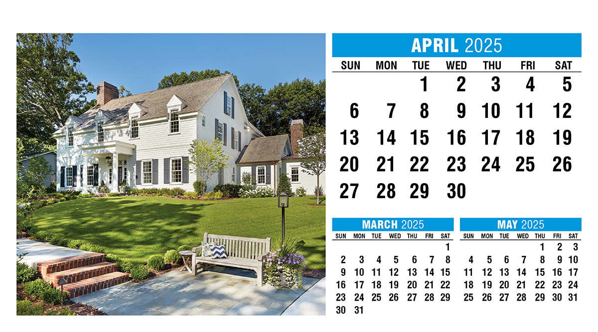 Homes Desk Tent Calendar