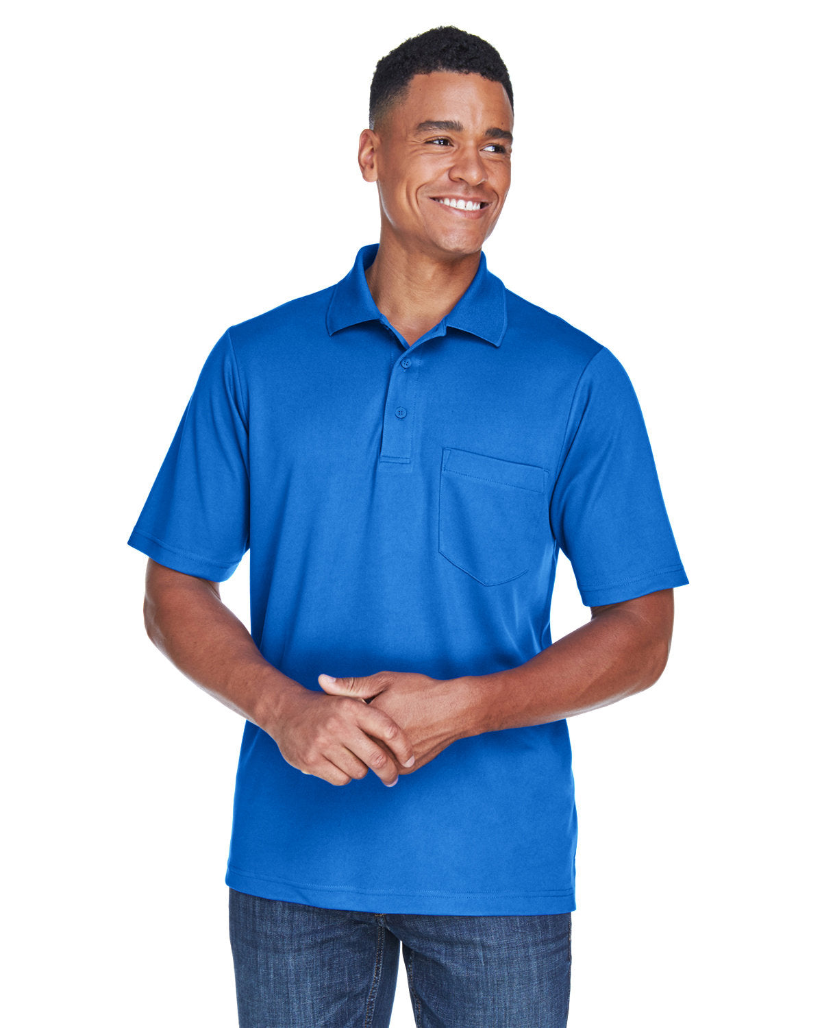 000153 CORE 365 Men's Origin Performance Piqué Polo with Pocket